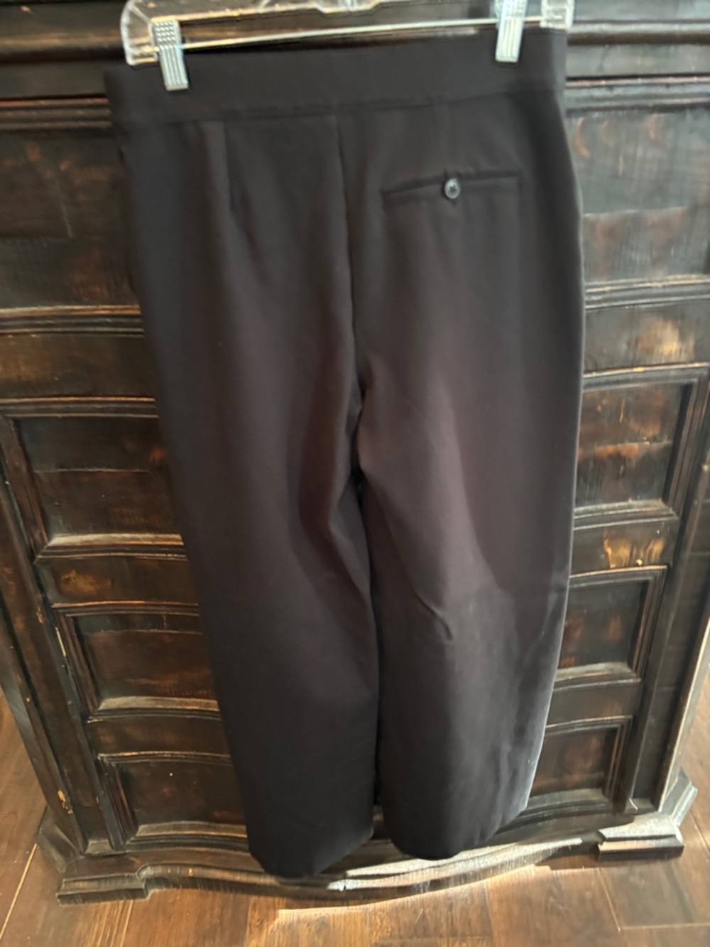 SPANX Perfect Fit Ponte Wide-Leg Pull-On Black Pants with Red Tag - Picture 5 of 5